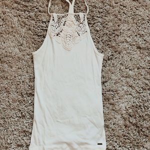High neck tank top